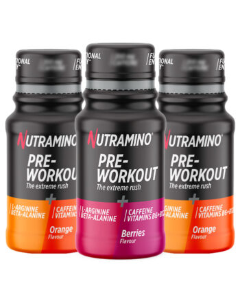 Nutramino Pre-workout Shots Bland Selv  12x 60ml  Energi