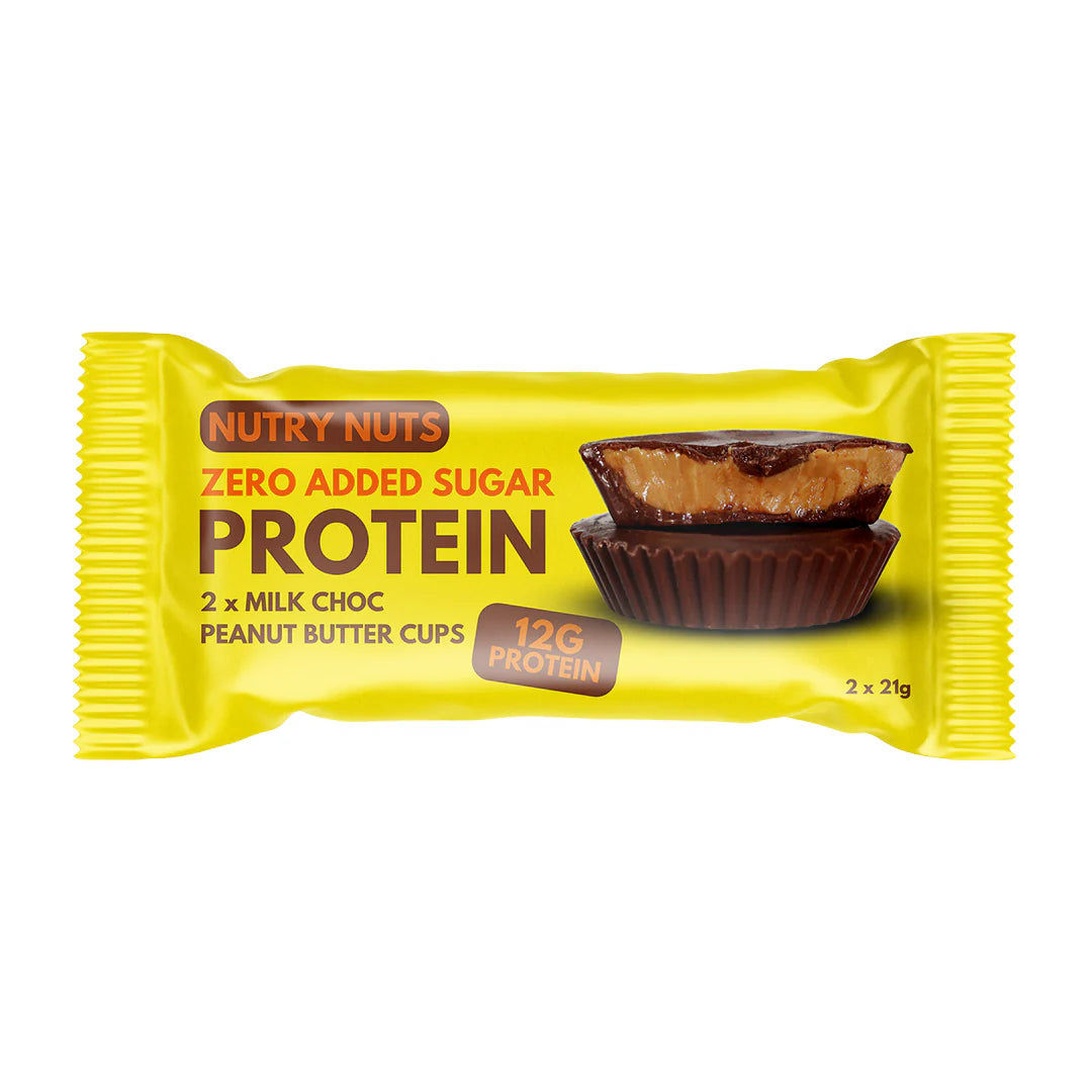 Nutry Nuts Peanut Butter Cups Milk Chocolate 42g Proteinsnacks