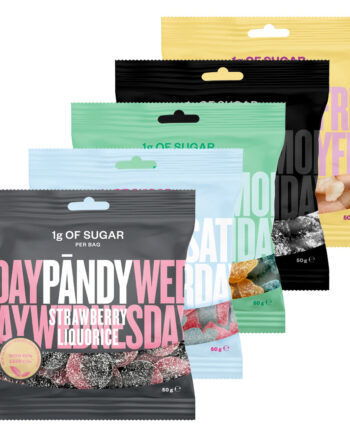 Pandy Candy  50g    Sukkerreduceret Slik Med Fantastisk Smag   Perfekt Snack