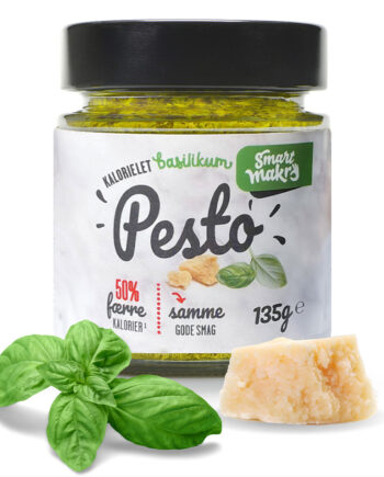 Smart Makro Basilikumpesto  135g    Kalorielet Pesto Med Intens Basilikumsmag