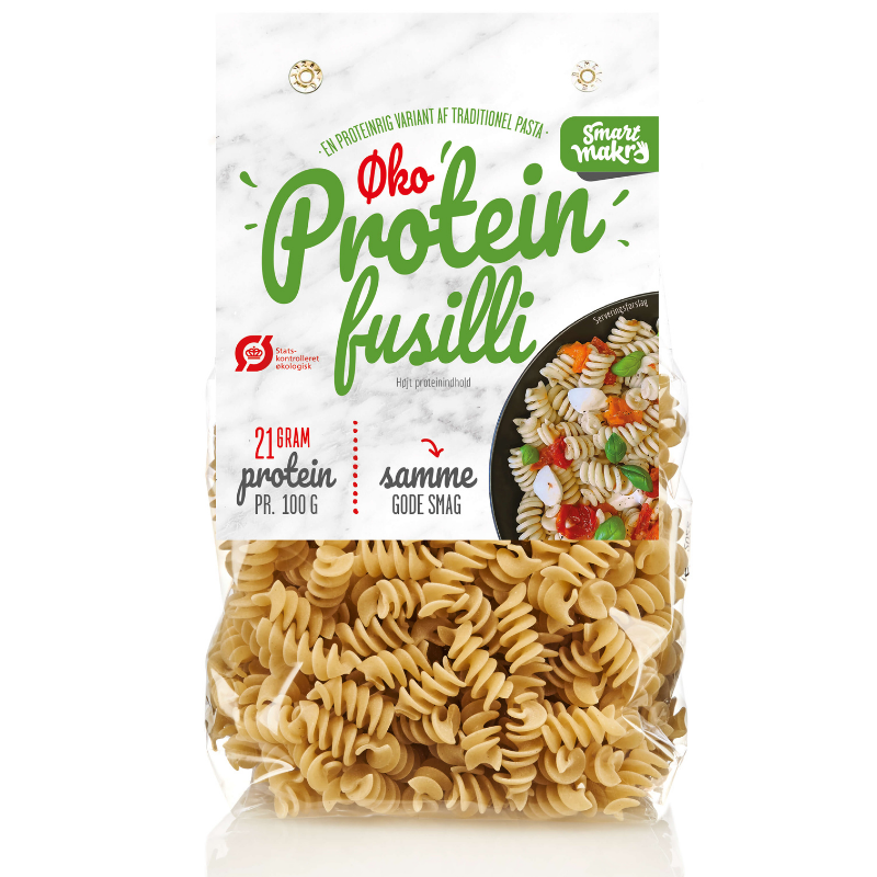Smart Makro øko Protein Fusilli 250g økologisk Proteinpasta Med Højt Proteinindhold