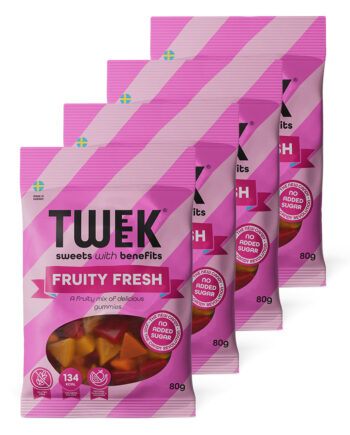 Tweek Candy Fruity Fresh  4x80g  Slik   Chips