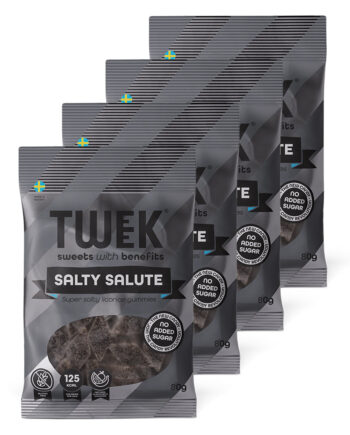 Tweek Candy Salty Salute  4x80g  Slik   Chips
