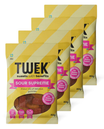 Tweek Candy Sour Supreme  4x80g  Slik   Chips