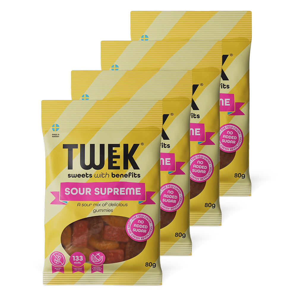 Tweek Candy Sour Supreme 4x80g Slik Chips