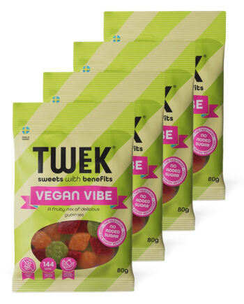 Tweek Candy Vegan Vibe  4x80g  Slik   Chips