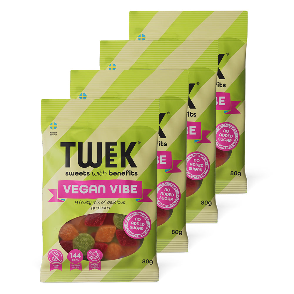 Tweek Candy Vegan Vibe 4x80g Slik Chips