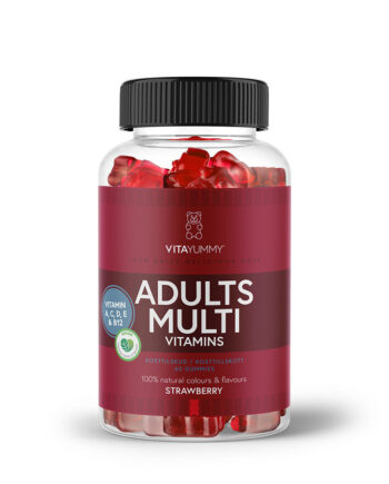 Vitayummy Adults Multivitamin Strawberry  60 Stk  Vitaminer   Mineraler