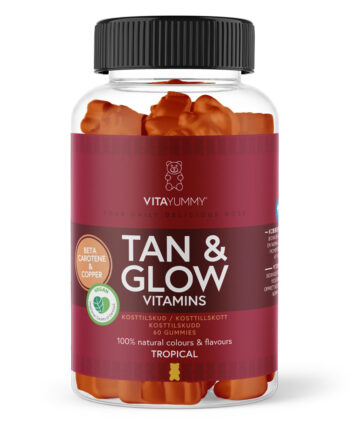Vitayummy Tan   Glow Tropical  60 Stk  Vitaminer   Mineraler