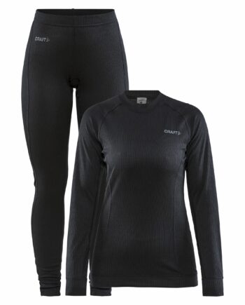 Craft Core Dry Baselayer Set Kvinder Black