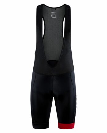 Craft Core Endur Bib Shorts Maend Black-bright Red Xs
