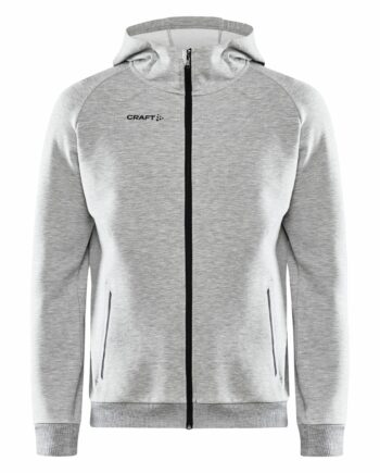 Craft Core Soul Full Zip Hood Maend Grey Melange