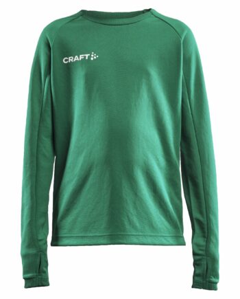 Craft Evolve Crew Neck Jr Team Green 146 152