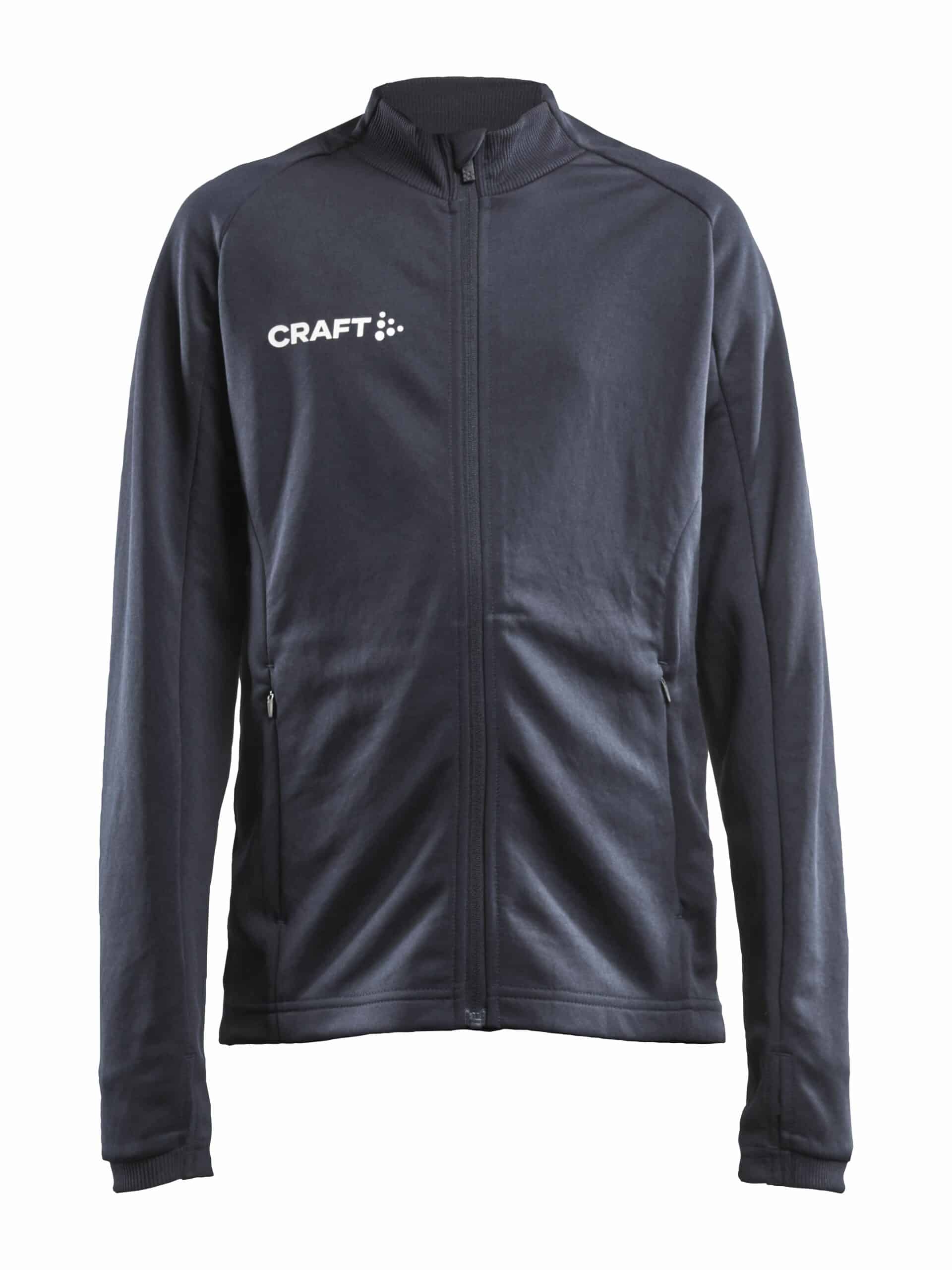 Craft Evolve Full Zip Jr Asphalt 158 164