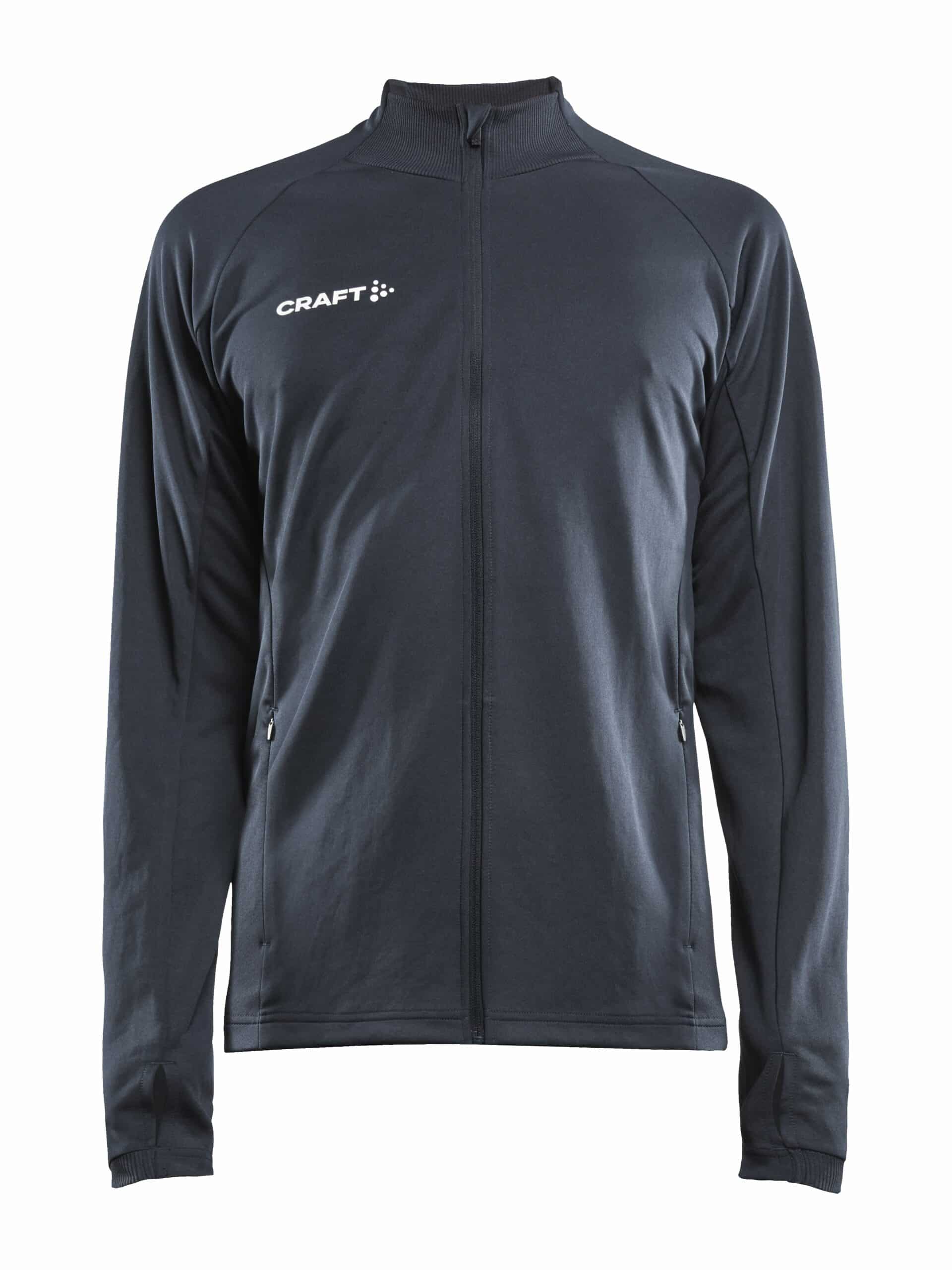 Craft Evolve Full Zip Maend Asphalt