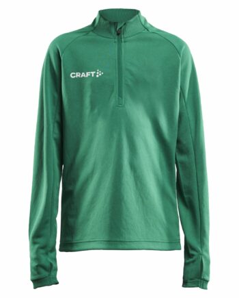 Craft Evolve Halfzip Jr Team Green 146 152