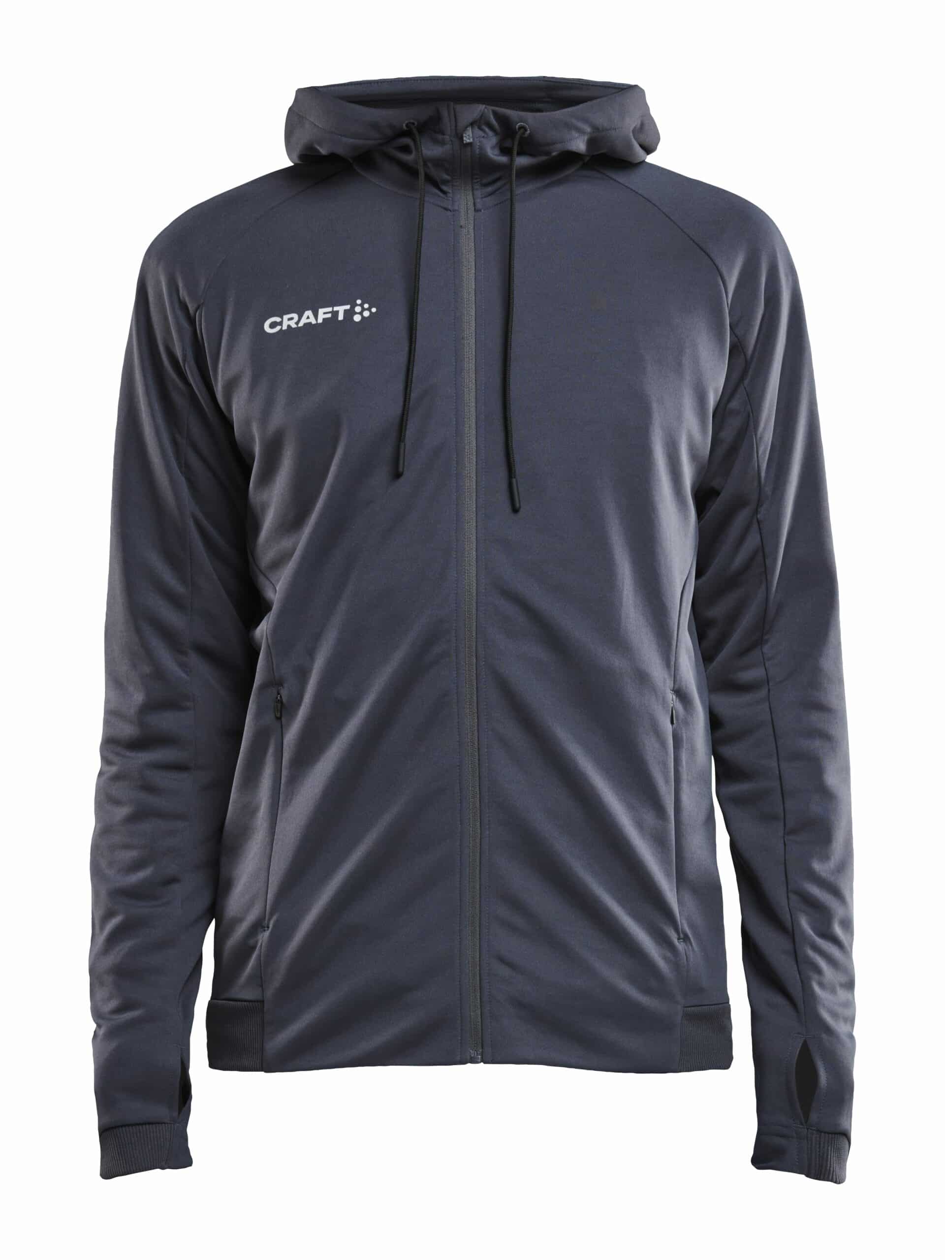 Craft Evolve Hood Jacket Maend Asphalt