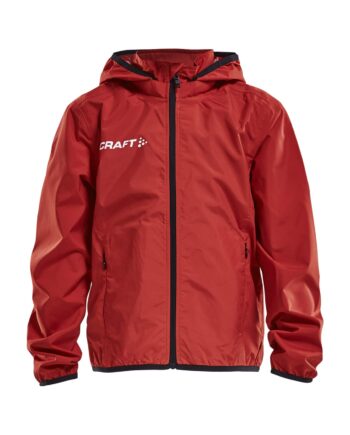 Craft Jacket Rain Jr Bright Red 122 128