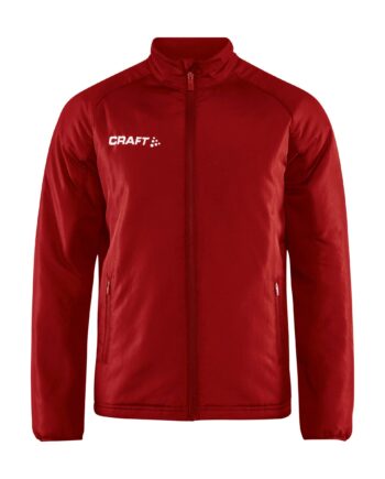 Craft Jacket Warm Jr Bright Red 122 128