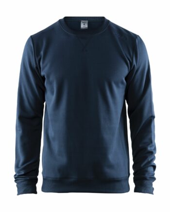 Craft Leisure Crewneck Maend Dark Navy