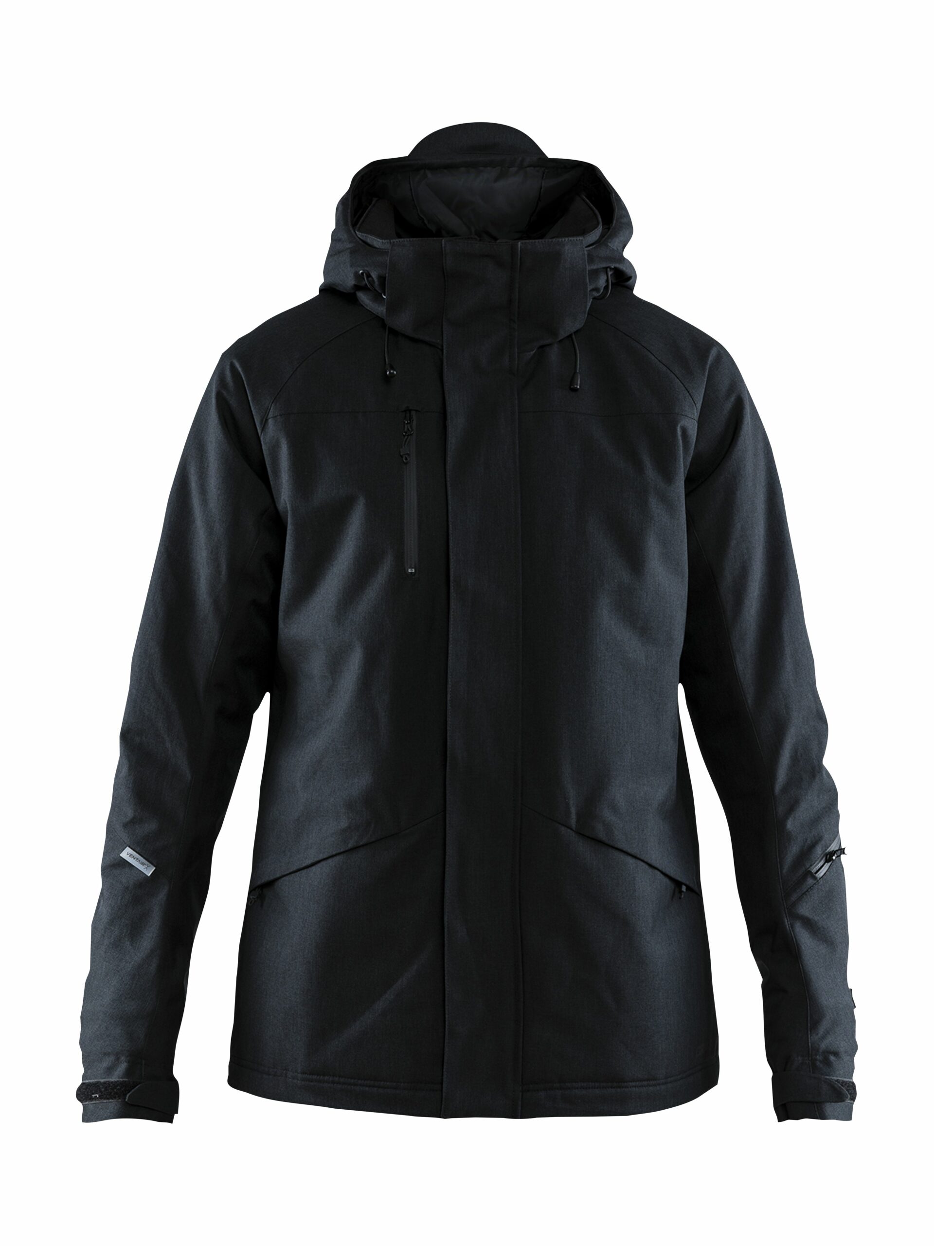 Craft Mountain Padded Jacket Maend Black Melange Black