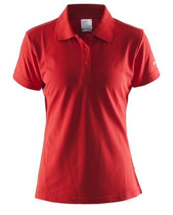 Craft Polo Shirt Pique Classic Kvinder Bright Red 44
