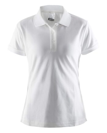 Craft Polo Shirt Pique Classic Kvinder White 42
