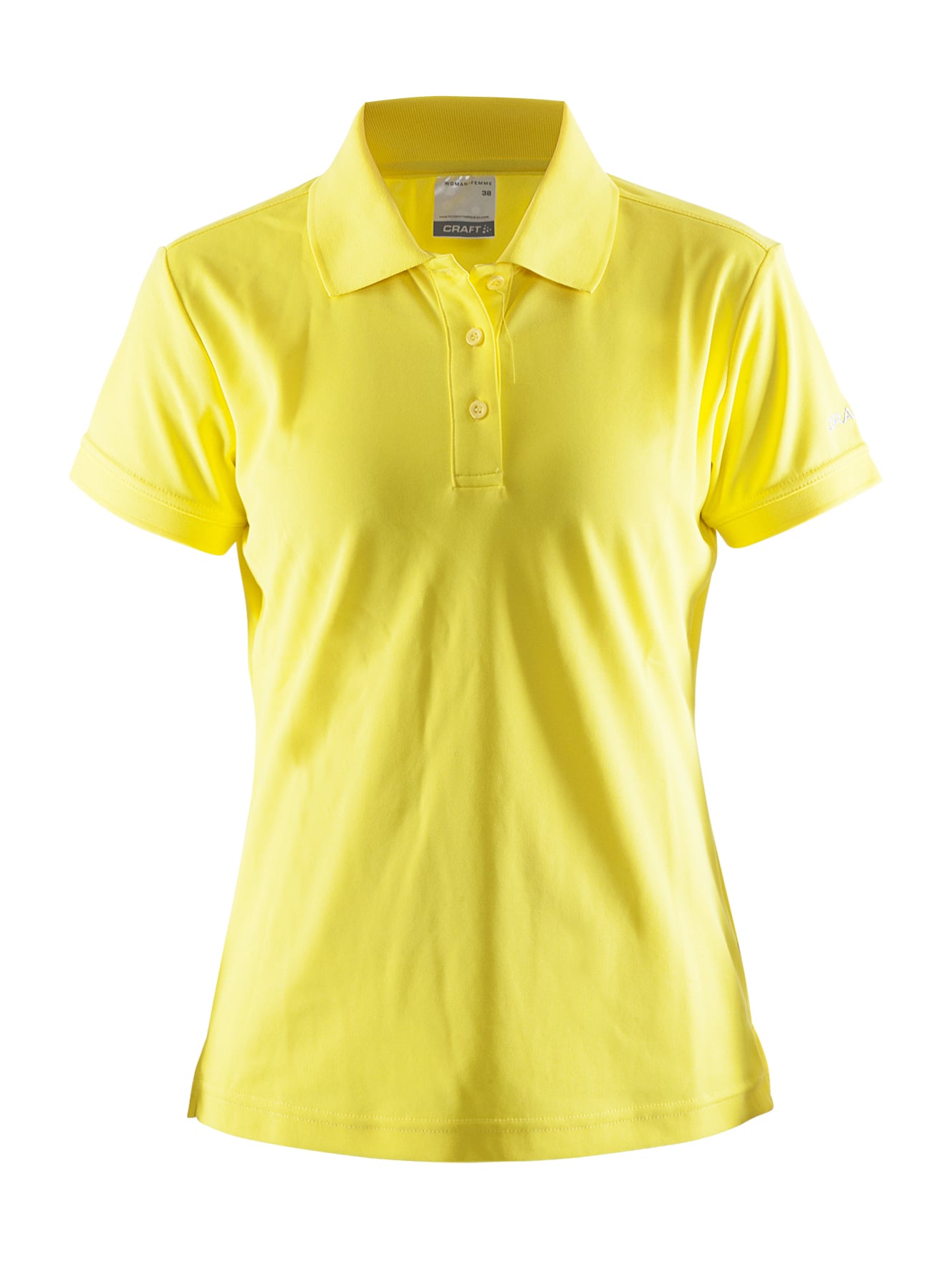 Craft Polo Shirt Pique Classic Kvinder Yellow 44