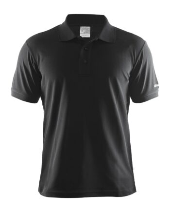 Craft Polo Shirt Pique Classic Maend Black Xs