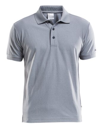 Craft Polo Shirt Pique Classic Maend Grey Melange