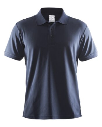 Craft Polo Shirt Pique Classic Maend Navy Xxx