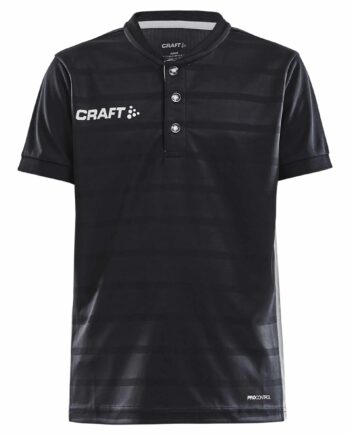 Craft Pro Control Button Jersey Jr Black White 146 152