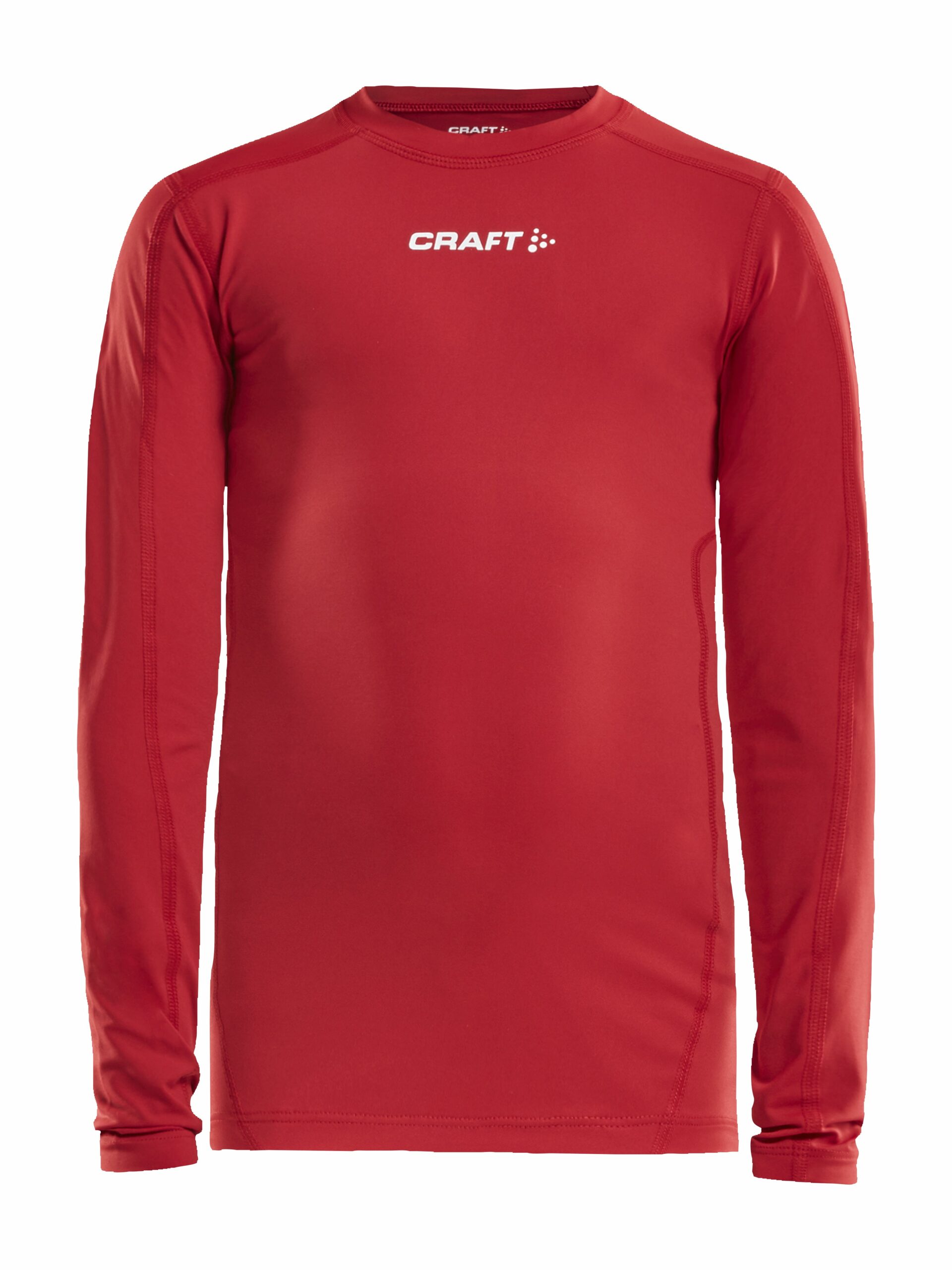 Craft Pro Control Compression Long Sleeve Jr Bright Red 146 152