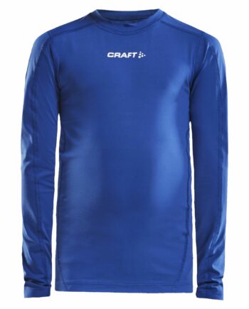 Craft Pro Control Compression Long Sleeve Jr Club Cobolt 158 164