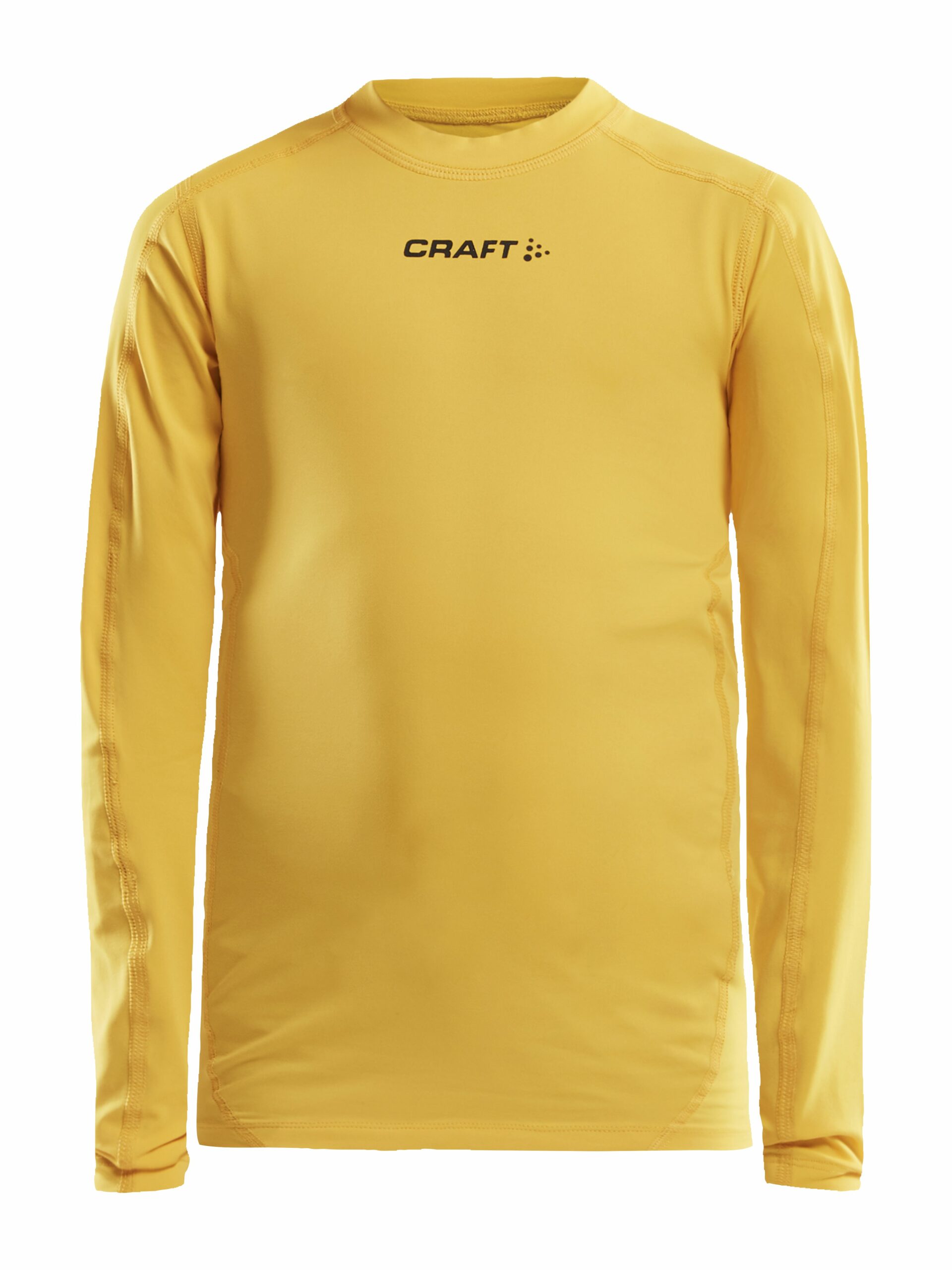 Craft Pro Control Compression Long Sleeve Jr Sweden Yellow 122 128