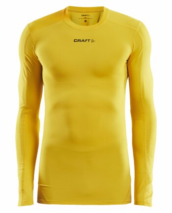 Craft Pro Control Compression Long Sleeve Uni Sweden Yellow