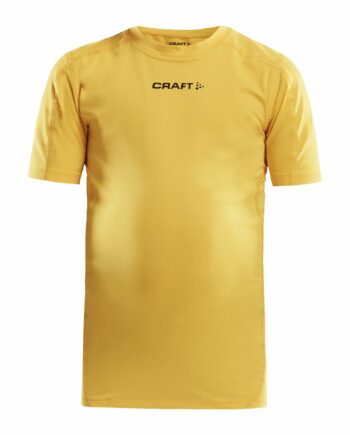 Craft Pro Control Compression Tee Jr Sweden Yellow 146 152