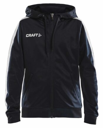 Craft Pro Control Hood Jacket Jr Black White 134 140