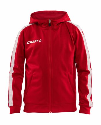 Craft Pro Control Hood Jacket Jr Bright Red White 122 128