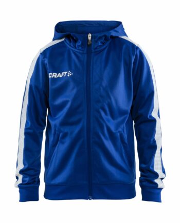 Craft Pro Control Hood Jacket Jr Club Cobolt White 122 128