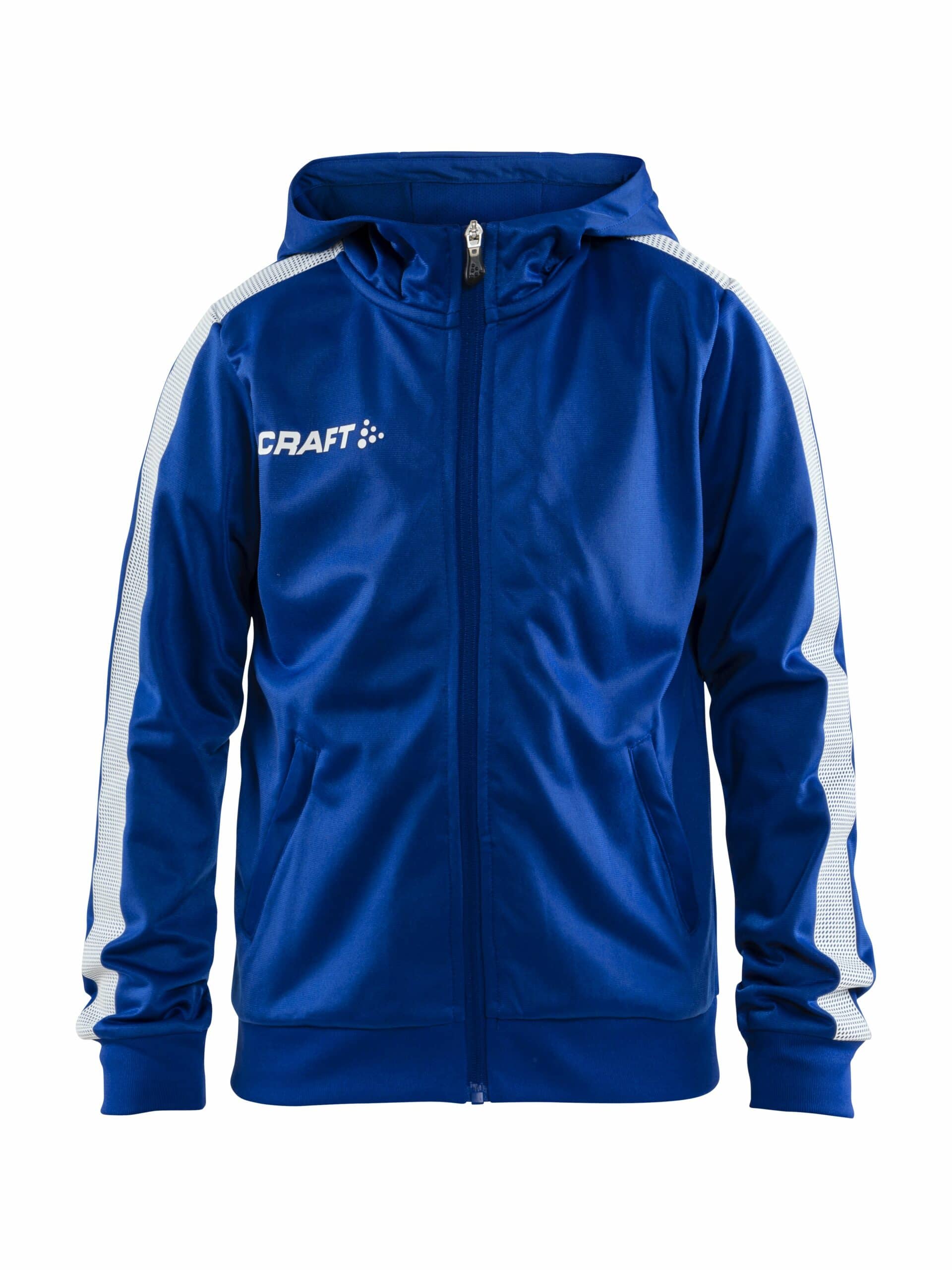 Craft Pro Control Hood Jacket Jr Club Cobolt White 122 128