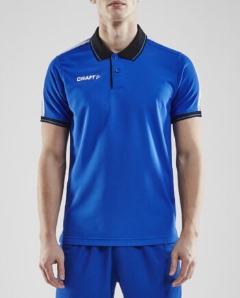 Craft Pro Control Poloshirt Maend Club Cobolt Black