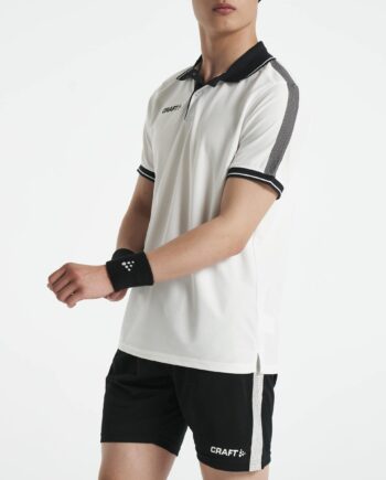 Craft Pro Control Poloshirt Maend White Black Xs