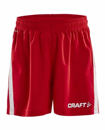 Craft Pro Control Shorts Jr Bright Red White 134 140