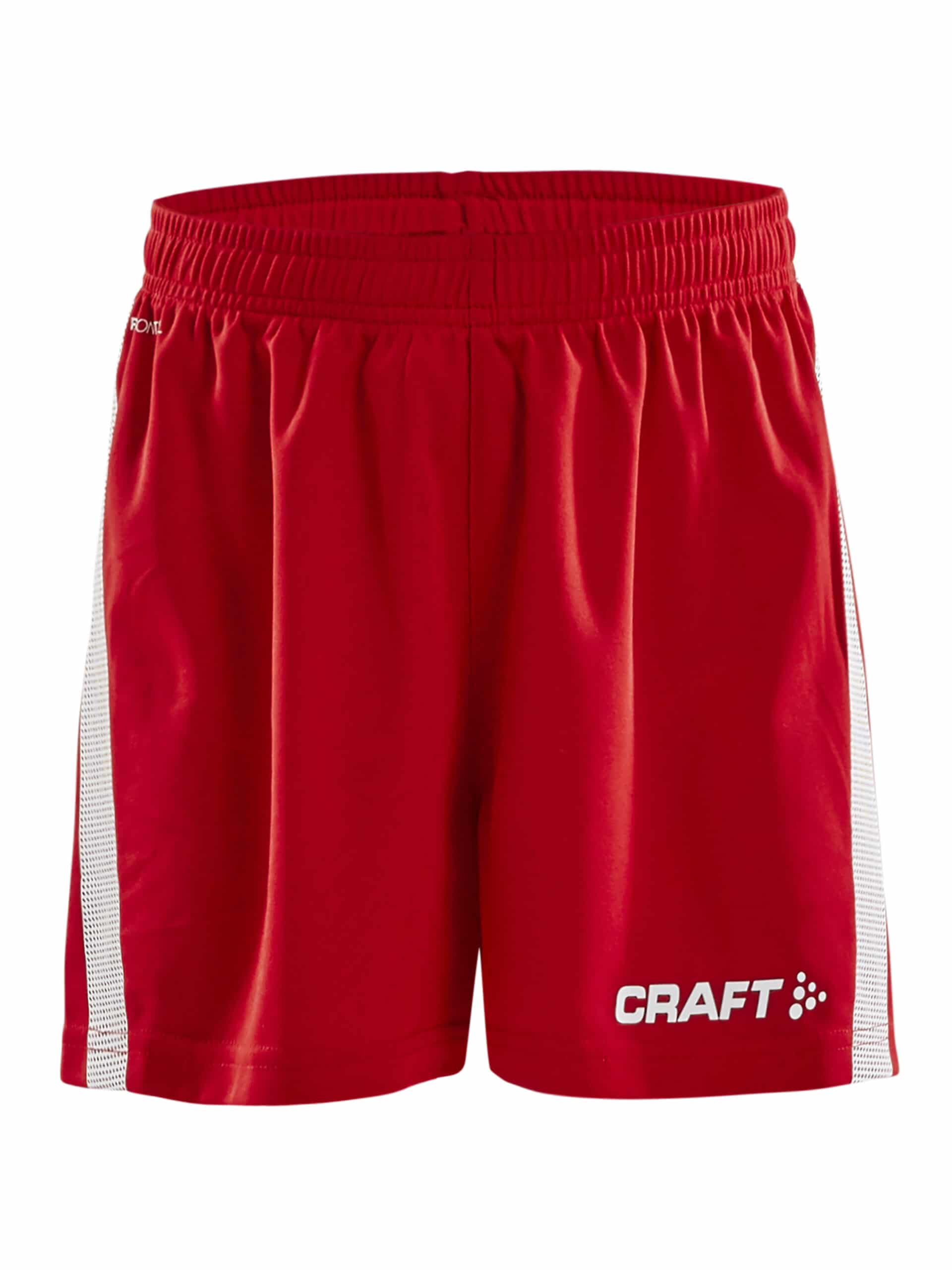 Craft Pro Control Shorts Jr Bright Red White 134 140