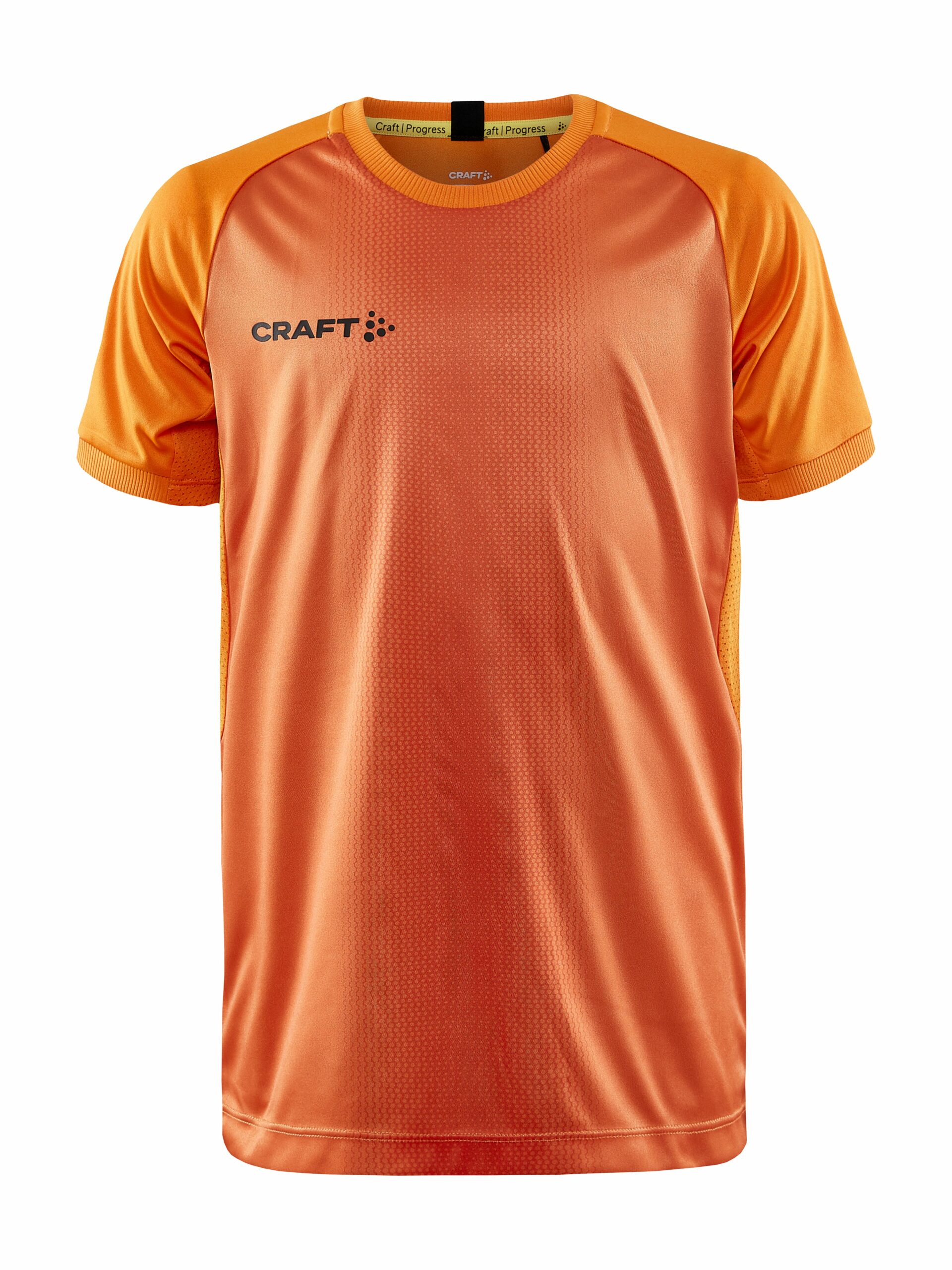Craft Progress Graphic Jersey Jr Carrot Black 158 164