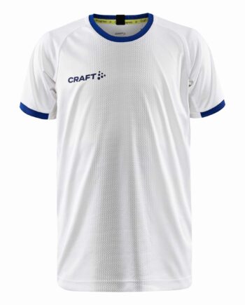 Craft Progress     Graphic Jersey Jr White Club Cobolt 134 140