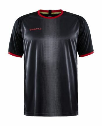 Craft Progress     Graphic Jersey Maend Black Bright Red