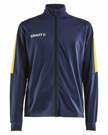 Craft Progress Jacket Maend Navy Sweden Yellow