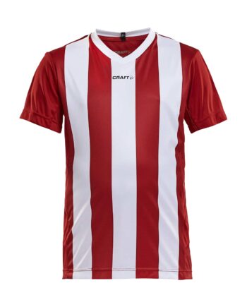 Craft Progress Jersey Stripe Jr Bright Red 146 152